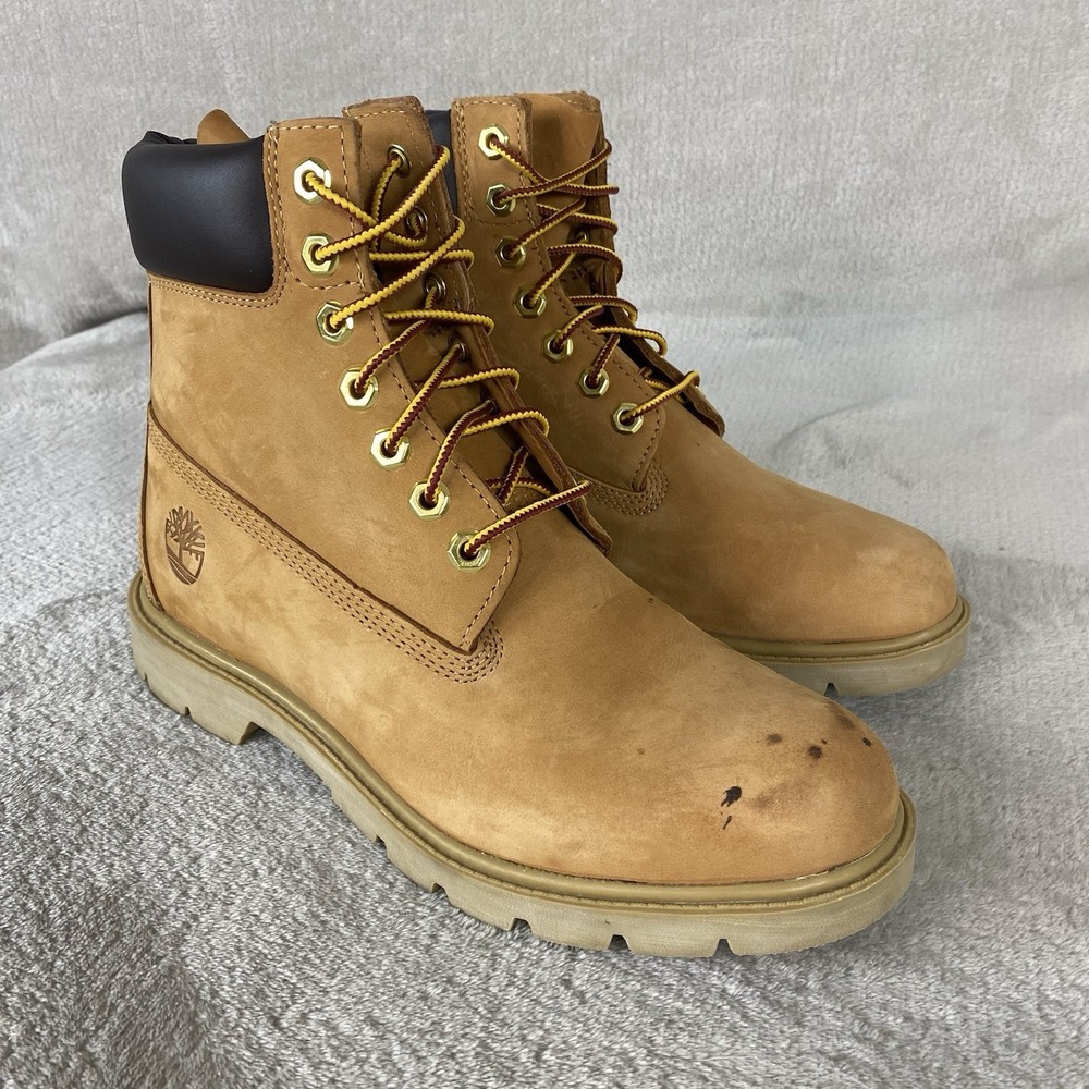 Timberland Classic 6 inch Mens Boots Size 7 Wheat Nubuck Waterproof Insulated